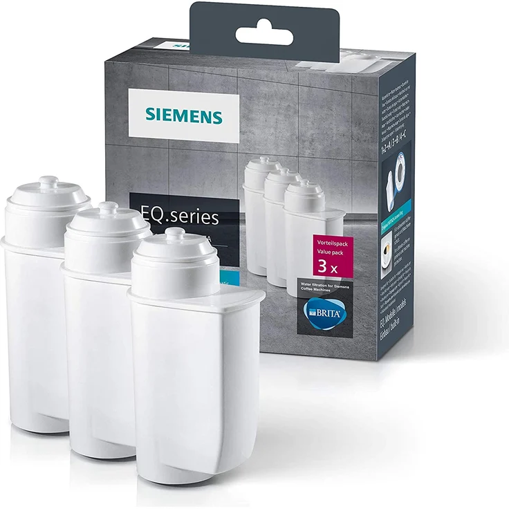 Siemens TZ70033 Brita Intenza Wasserfilter für Siemens EQ. Serie Kaffeevollautomaten, 3 Stück – Bild 1