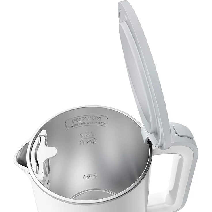 Tefal KO693110 Sense Wasserkocher, 1800 Watt, 1,5 Liter, 5 Temperatureinstellungen, doppelwandig, Kalkfilter, Warmhaltefunktion, Kunststoff, weiß – Bild 6