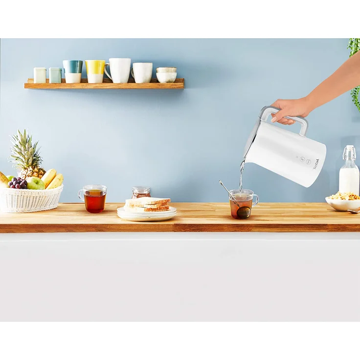 Tefal KO693110 Sense Wasserkocher, 1800 Watt, 1,5 Liter, 5 Temperatureinstellungen, doppelwandig, Kalkfilter, Warmhaltefunktion, Kunststoff, weiß – Bild 9