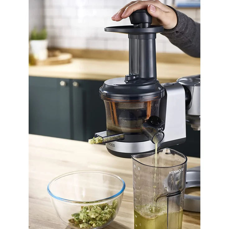 Kenwood Slow Juicer KAX720PL Zubehör für Kenwood Küchenmaschinen, elektrischer Entsafter mit 400ml Saftbehälter und Anti Tropf Funktion – Bild 6