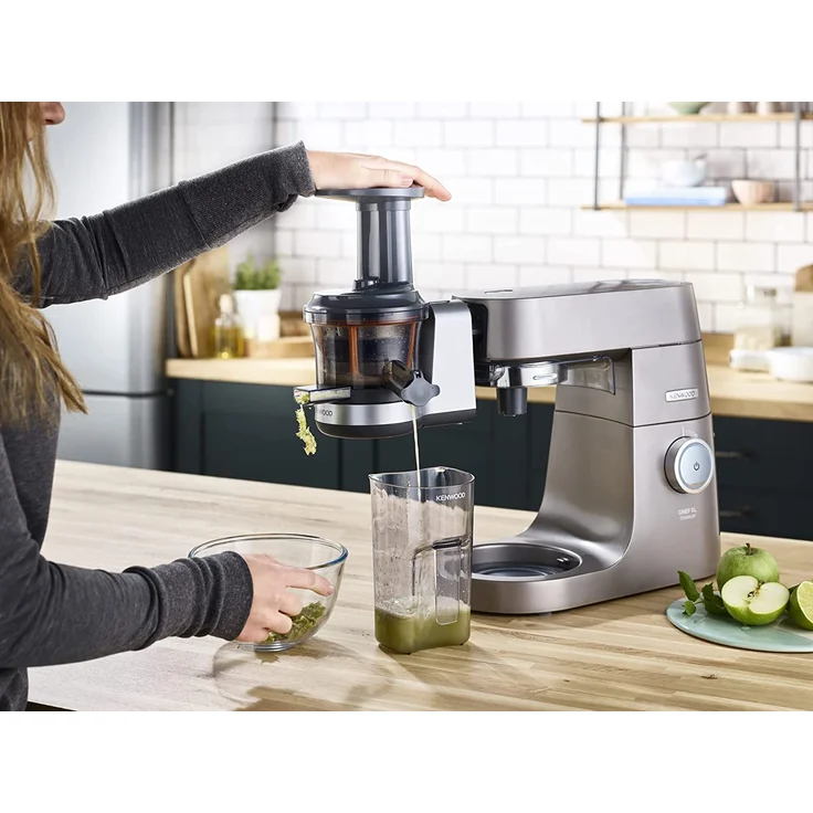 Kenwood Slow Juicer KAX720PL Zubehör für Kenwood Küchenmaschinen, elektrischer Entsafter mit 400ml Saftbehälter und Anti Tropf Funktion – Bild 5