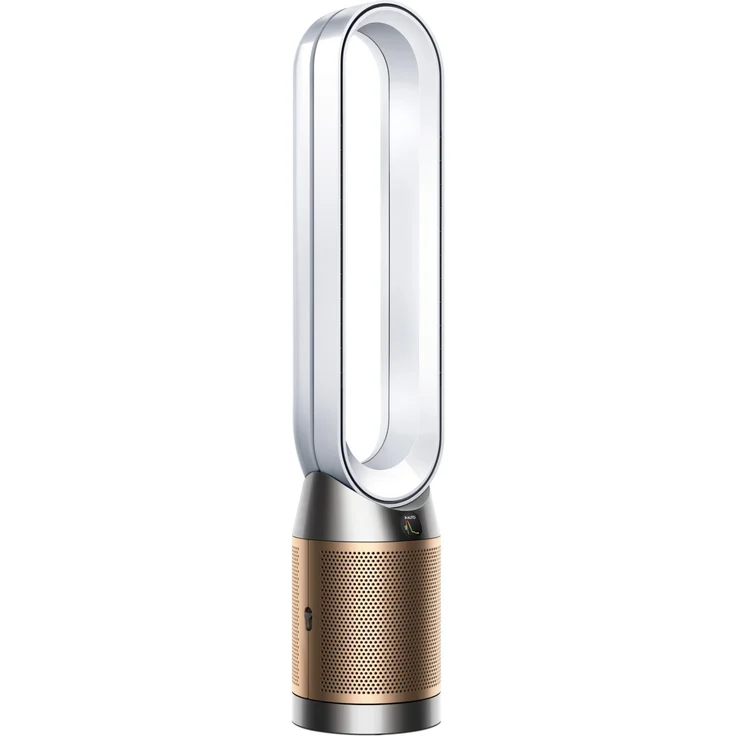 Dyson TP09 Purifier Cool Formaldehyde, Luftreiniger und Ventilator, mit HEPA-H13- & Aktivkohlefilter, App-Steuerung, inkl. Fernbedienung, weiß, gold – Bild 2