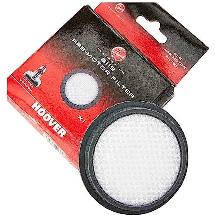 Hoover 35601675 Pre-motor filter Vormotorfilter, plastik, schwarz, weiß