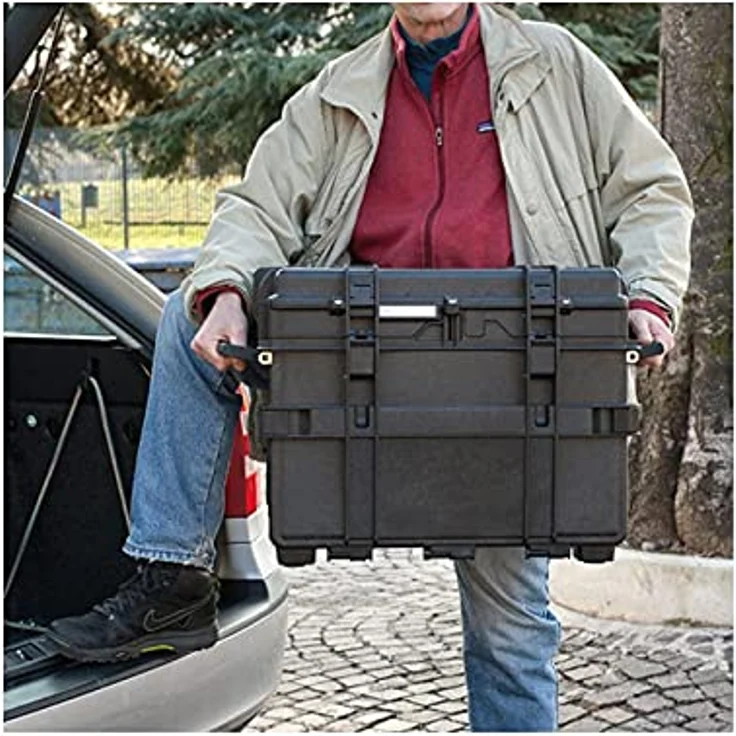 Explorer Cases 5140 Trolley Schwarz mit Schaumstoff-Fächer, wasserdicht, robust & lebenslange Garantie – Bild 4