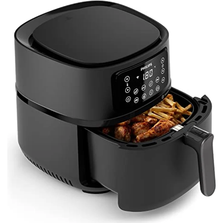Philips Airfryer 5000 Serie XXL, 7,2L (1,4Kg), 16-in-1 Airfryer, Wifi Verbunden, 90% Weniger Fett Mit Rapid Air Technologie, Rezepte-App (HD9285/90) – Bild 2
