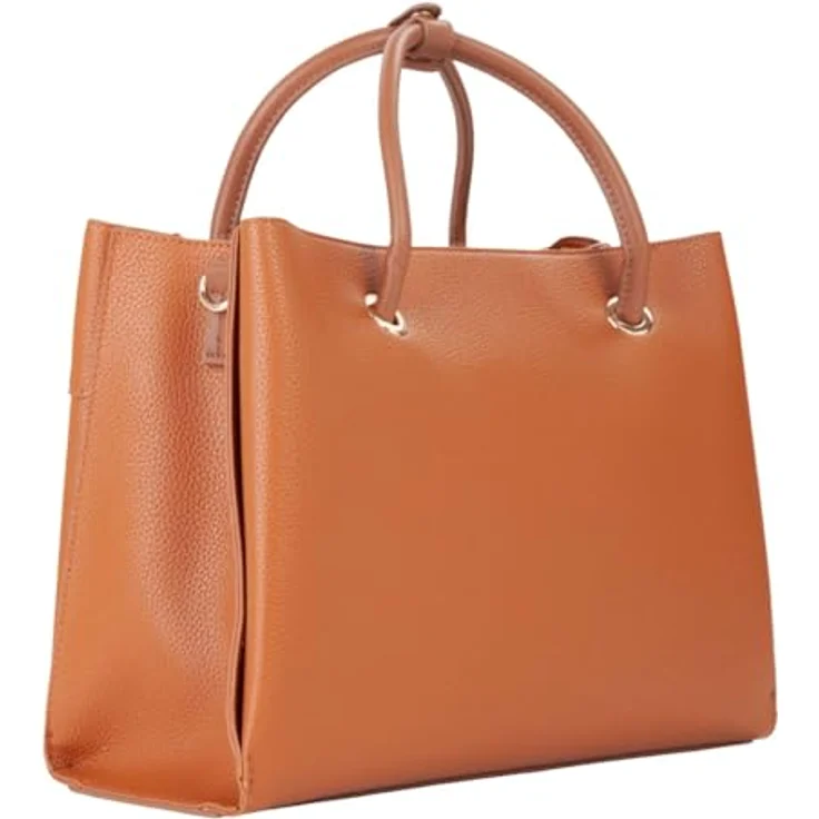 Valentino Alexia Handtasche, 35 cm, 100% Polyurethan, braun – Bild 4