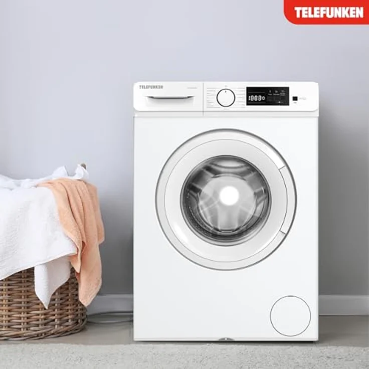 Telefunken W714AS1W Waschmaschine 7kg, Frontlader mit 1400 U/Min., Inverter Motor, AquaStop, Schontrommel, weiß – Bild 9