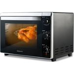 Hanseatic Minibackofen XXL 42L, Zeitschaltuhr, motorischer Drehspieß, 7 Funktionen, Grillrost, Fettpfanne