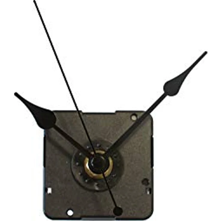 TFA Dostmann Analoges Uhrwerk mit zwei Uhrzeigersets, 60.3024.01, leises Sweep-Uhrwerk, zum Basteln/Selbstgestalten, schwarz – Bild 2