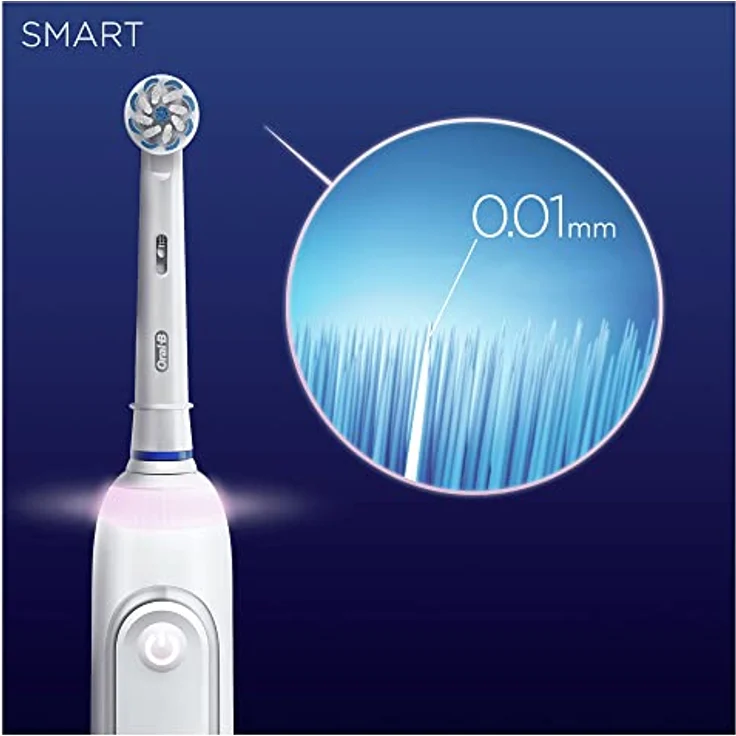 Oral-B Smart Sensitive elektrische Zahnbürste + Reiseetui - White – Bild 5