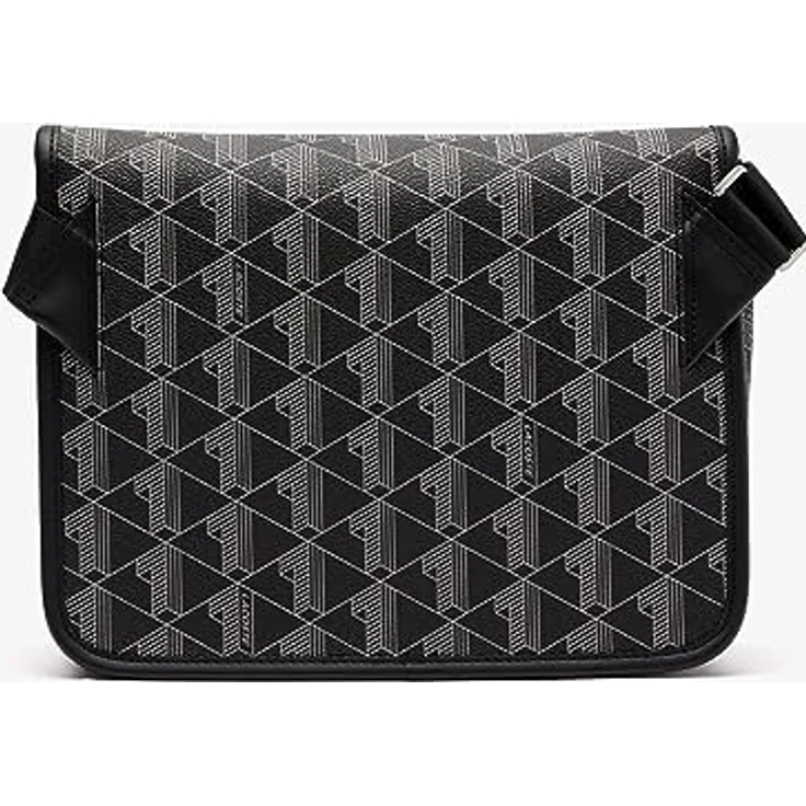 Lacoste Umhängetasche The Blend Messenger - Umhängetasche L 29 cm, Großes Hauptfach, Innenfach, Schlüsselanhänger - Schwarz – Bild 3