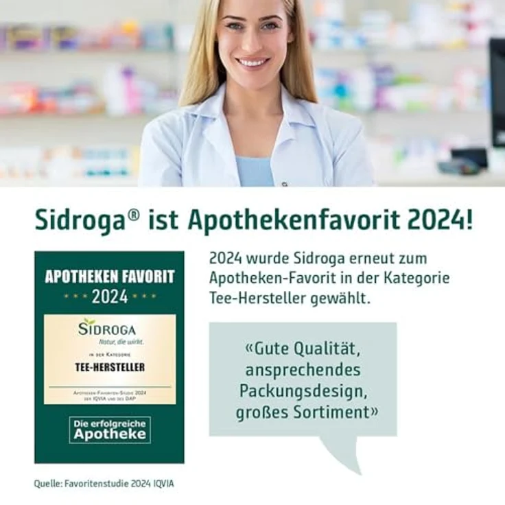 Sidroga Frauenmantelkraut Tee Filterbeutel, 20x1 g für leichte Durchfallerkrankungen – Bild 2