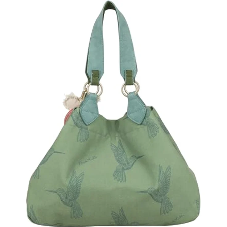 Fritzi aus Preußen Fritzi x Frida Kahlo Izzy Medium Limited Shopper Tasche, 42 cm x 15 cm x 29 cm, grün, 100% Polyester – Bild 2