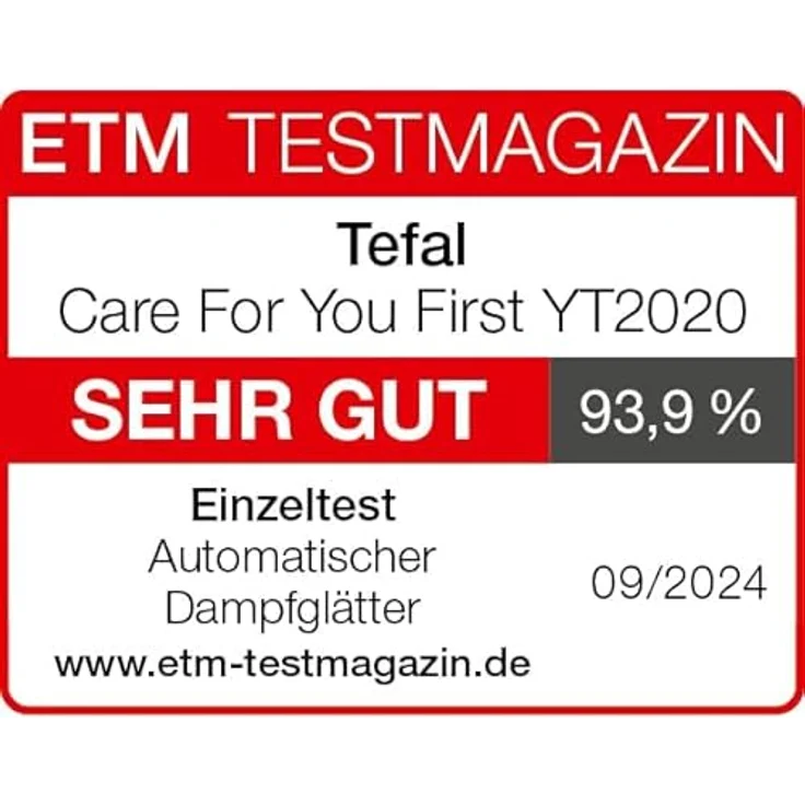 Tefal Care For You First YT2020 Dampfglätter – Bild 3