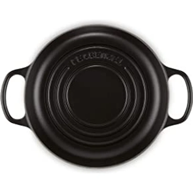 Le Creuset Signature Brot Bräter aus Gusseisen, 24cm, schwarz matt – Bild 4