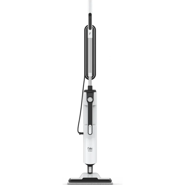 Fakir Duo Steam 2-in-1 Dampfreiniger mit 380 ml Wassertank, Weiss