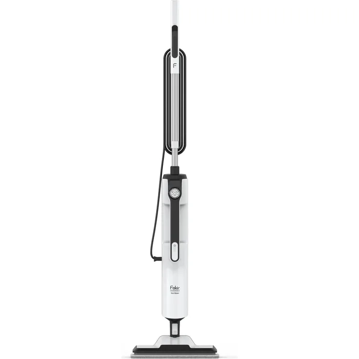 Fakir Duo Steam 2-in-1 Dampfreiniger mit 380 ml Wassertank, Weiss