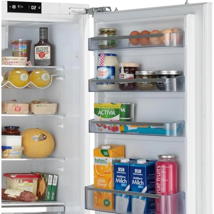 Oranier Einbau Kühl-Gefrier-Kombination 178 cm - Einbau-Kühlschrank mit 2 Frost-Schubladen - 243 Liter Volumen - Festtür Anschlag wechselbar EKG478 – Bild 3