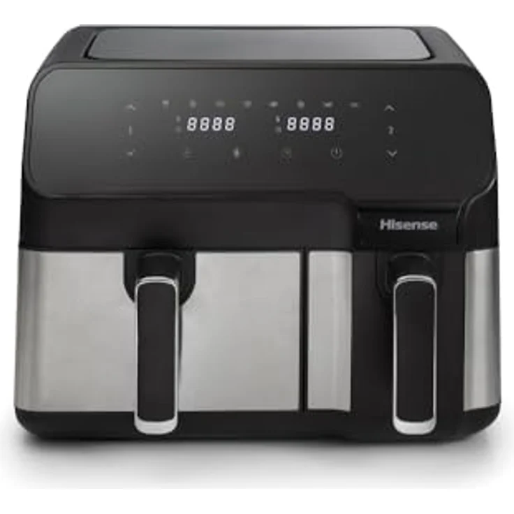 Hisense HAF2900D Fritteuse Dual Schwarz LED mit 8 automatischen Programmen – Bild 1