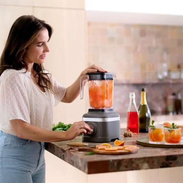 KitchenAid K150 5KSB1325EDG Standmixer, 650W, 1,4 Liter, Kunststoff, neues Modell 2022, dunkelgrau, Serie: 5KSB1325 – Bild 6