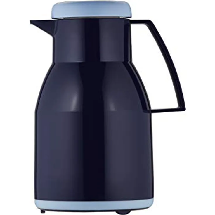 Helios Wash S + Kunststoff-Isolierkanne mit Drehverschluss 1,0 l dunkelblau spülmaschinenfest