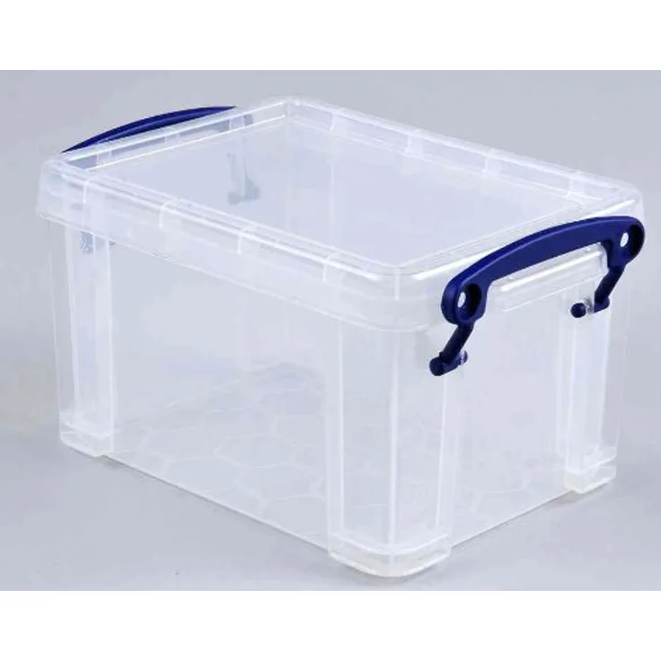 Really Use Box Vorratsdosen 5-Kunststoff 1,6 l transparent farblos, Recycling, abnehmbarer Deckel