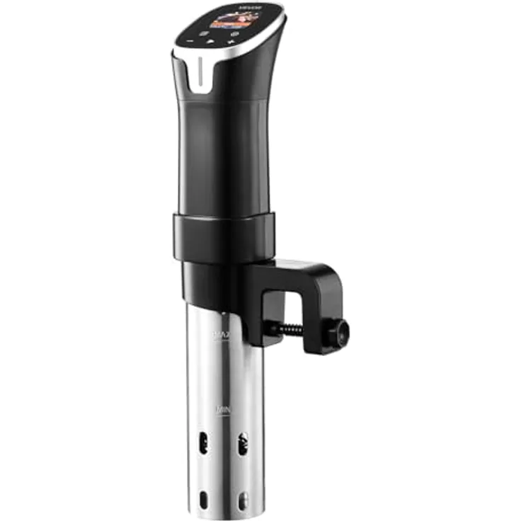 VEVOR Sous-Vide Stick, 1100 W Präzisionsgarer mit WLAN, 10 voreingestellten Rezepten, LCD-Touchscreen und App-Steuerung
