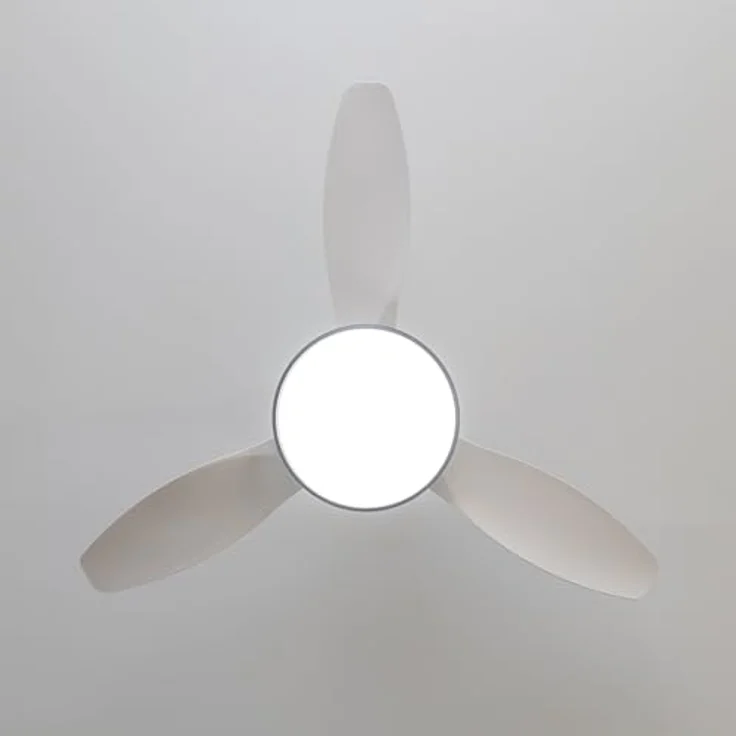 Cecotec EnergySilence Light 4800 Deckenventilator mit Licht, 48 Zoll, 36W LED, Fernbedienung, Timer, 6 Geschwindigkeiten, Goldweiß – Bild 5