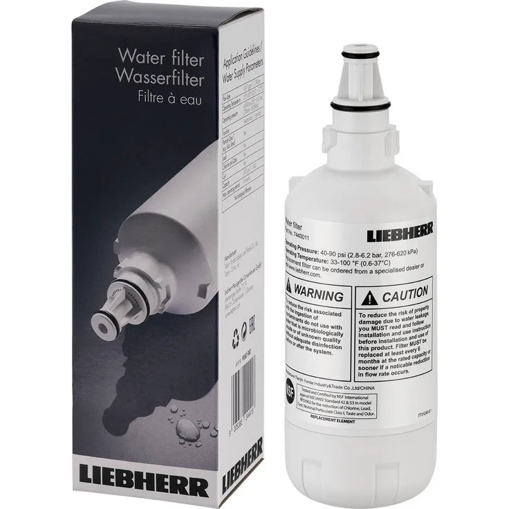Liebherr Wasserfilter 7440011 / 7440002, reduziert Ablagerungen und Chlor-Geschmack