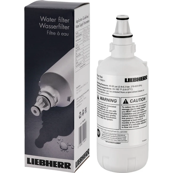 Liebherr Wasserfilter 7440011 / 7440002, reduziert Ablagerungen und Chlor-Geschmack