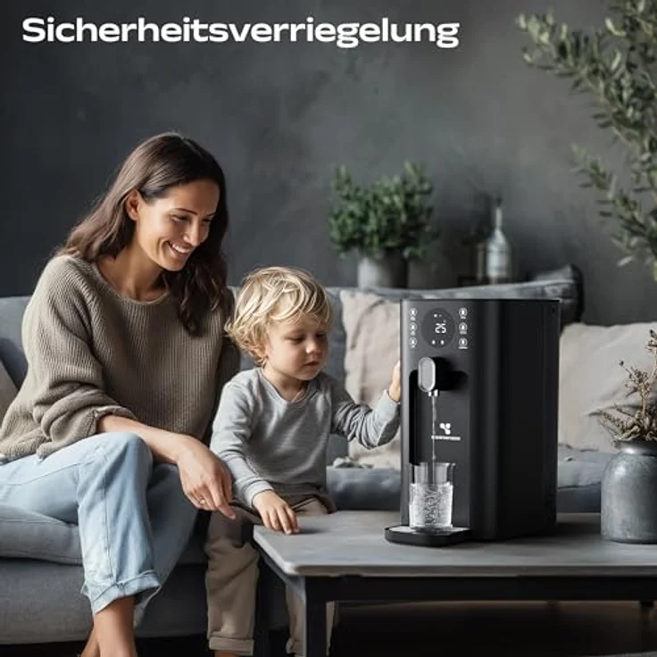 SUSGREENABLE SGIWDR03-B, 5-stufige Umkehrosmose-Wasserfilteranlage mit UV-Sofortheizung, installationsfrei – Bild 9
