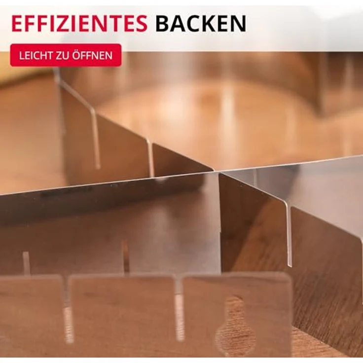 Westmark Herzbackform, Größenverstellbar, Rostfreier Edelstahl, Silber, 31342270 – Bild 8