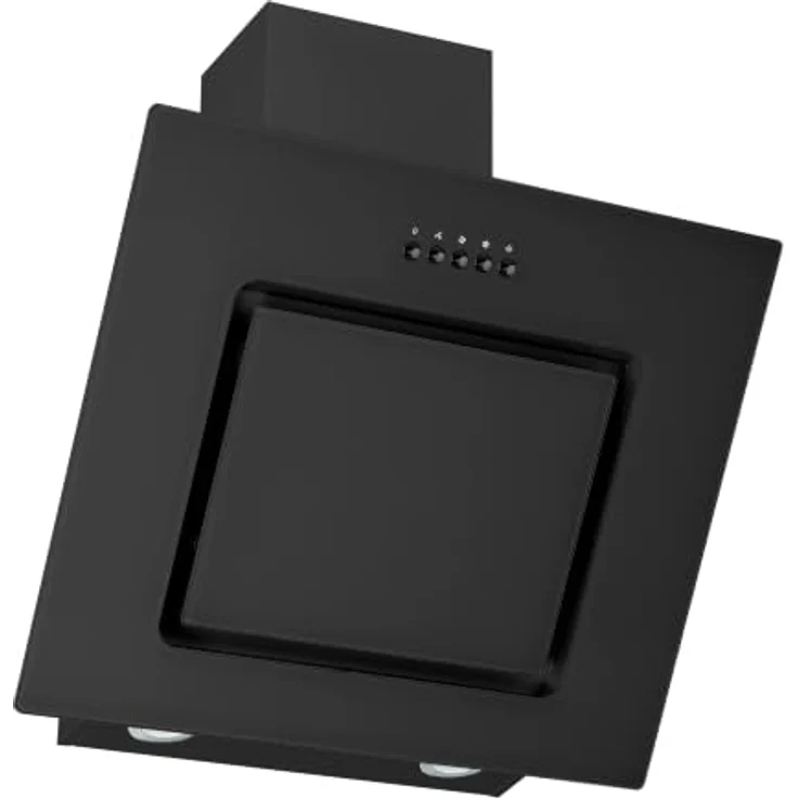 Respekta Kopffreie Schräghaube Neris CH22110S-19, 60 cm, Schwarz, A+, Motor mit 294 m³/h, LED-Beleuchtung, 3 Leistungsstufen – Bild 1