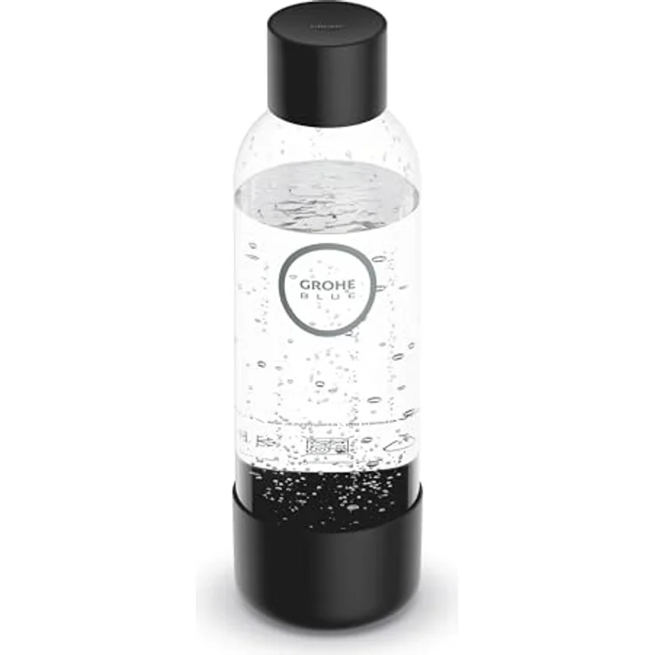 Grohe Wassersprudler Blue Fizz Ersatz-Wasserflasche, wiederverwendbar, schwarz (41250K00) – Bild 4