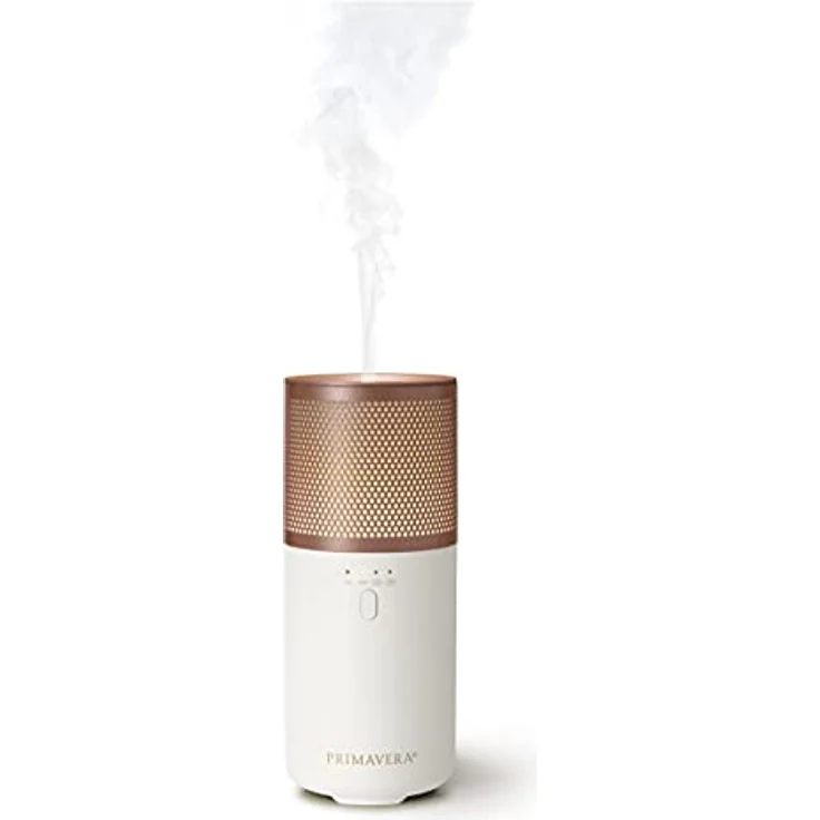 Primavera Aroma Vernebler Traveller, 4 Betriebsmodi, Akku- & kabelgebundener Betrieb möglich, ideal für unterwegs & im Auto, weiß roségold – Bild 5