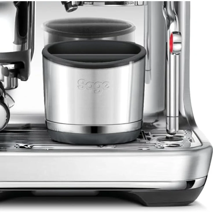 Sage - the Knock Box 10, Gebürsteter Edelstahl, Kaffeemaschinen-Zubehör mit Platz für bis zu 10 Espresso-Pucks – Bild 4