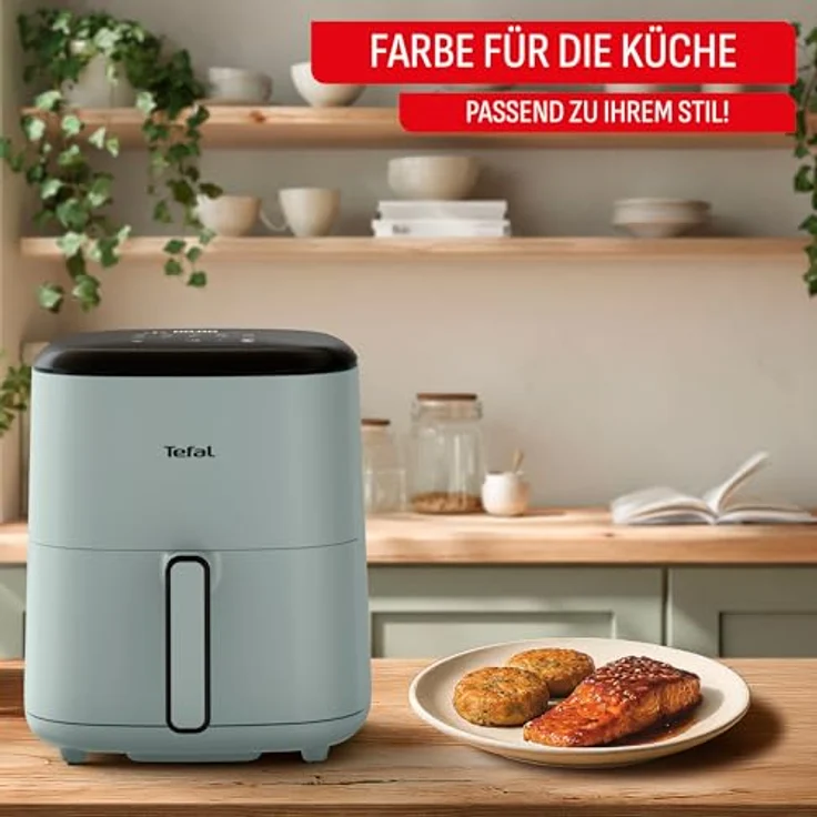Tefal Easy Fry Pop Heißluftfritteuse, 5-Liter-Fassungsvermögen mit 10 automatischen Garprogrammen, inkl. 35 Backpapierblättern – Bild 2