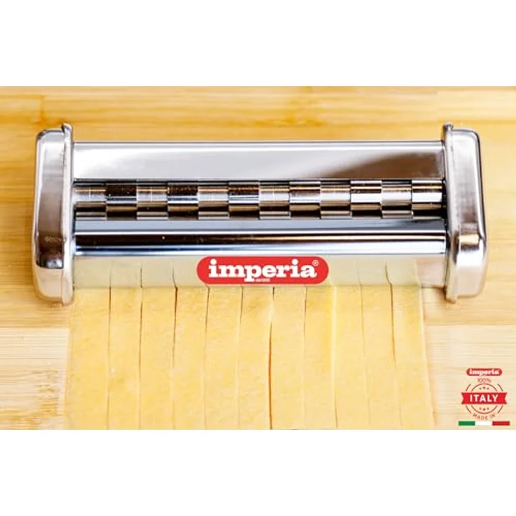 Imperia Simplex Classica Nudelschneider, Zubehör für Nudelmaschinen, 100% Made in Italy, für 10 verschiedene Pastaformate aus lebensmittelechtem Chromstahl – Bild 2