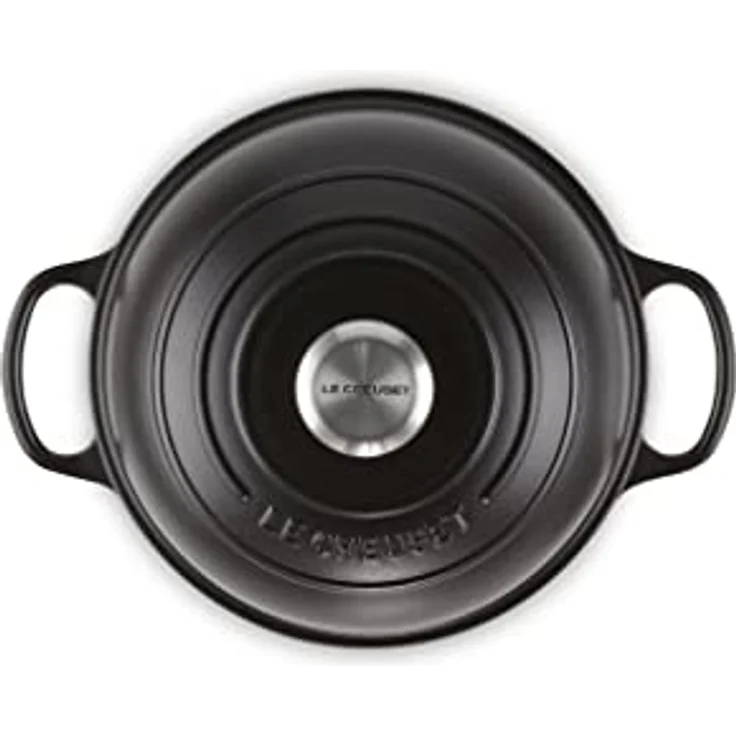 Le Creuset Signature Brot Bräter aus Gusseisen, 24cm, schwarz matt – Bild 3