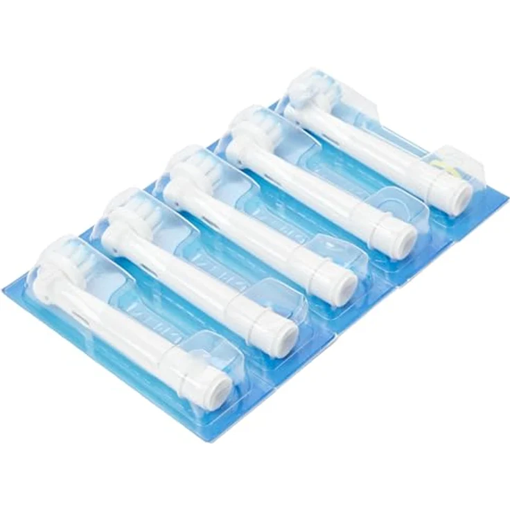 Oral-B Sensitive Clean Ersatzbürstenköpfe, Packung mit 5 Stück, sanfte Reinigung für gesundes Zahnfleisch, kompatibel mit allen Oral-B Zahnbürsten außer Pulsonic und iO – Bild 3