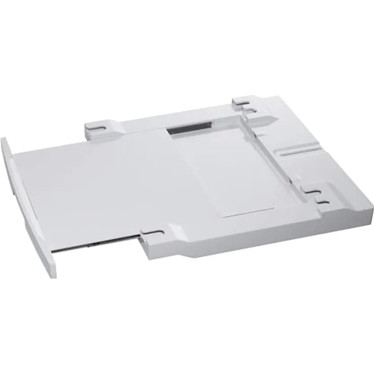 AEG A1WYHSK1 Säulenmontageset – Zubehör für Waschmaschine und Trockner – Abnehmbare Ablage von 52 bis 67 cm – inkl. Sicherheitsflansch – maximale Stabilität – Wäschepflege – Platzsparend