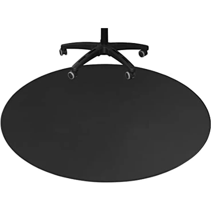 Deltaco Gaming DFP410 Bodenmatte Rund, 110x110cm, rutschfest - Schwarz, Blacks, Runde rutschfeste Spielbodenmatte – Bild 4