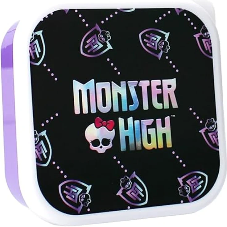 Monster High Brottasche Brotzeitbox 3in1 – Perfekte Lunchbox für Schule und Freizeit – Bild 3