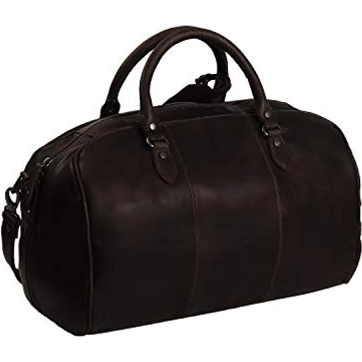 The Chesterfield Brand Wax Pull Up Weekender Reisetasche, 46 cm x 24 cm x 28 cm, aus 100% Leder, braun – Bild 3