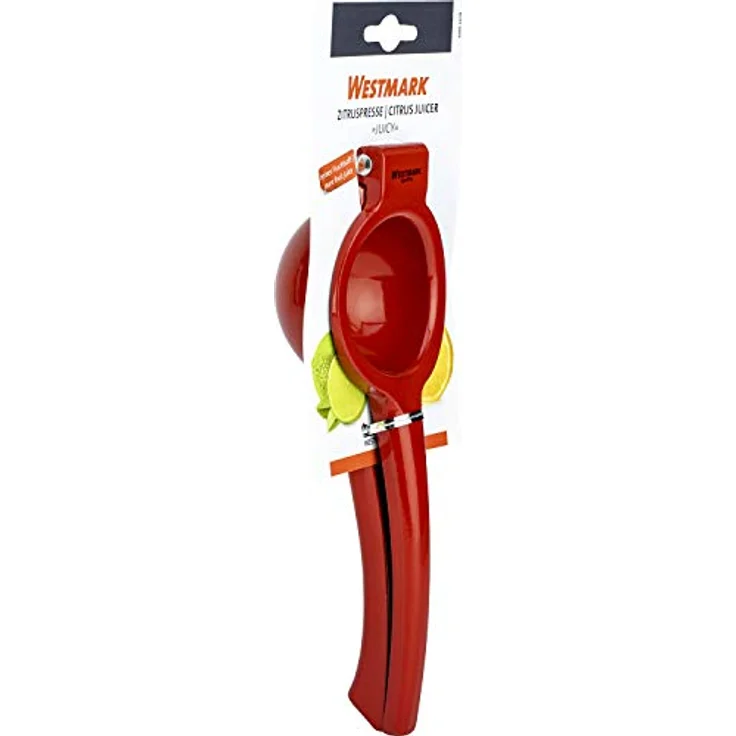 Westmark Zitruspresse mit Zangengriff, Durchmesser: ca. 7 cm, Aluminium, Juicy, Rot, 30952270 – Bild 8