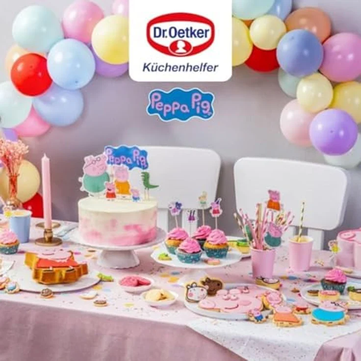 Dr. Oetker Ausstecher Peppa Wutz – Süße Ausstechform mit Lieblingsfiguren für Kindergeburtstage und Backen mit Kindern, spülmaschinenfest – Bild 4