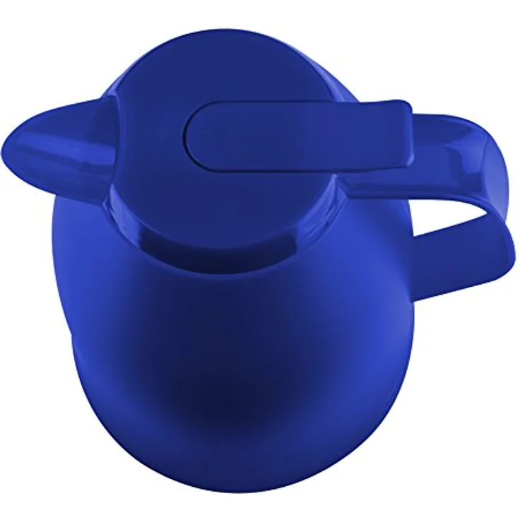 Emsa 514980 Isolierkanne, 1.5 Liter, Quick Tip Verschluss, 100% dicht, Blau, Mambo – Bild 2