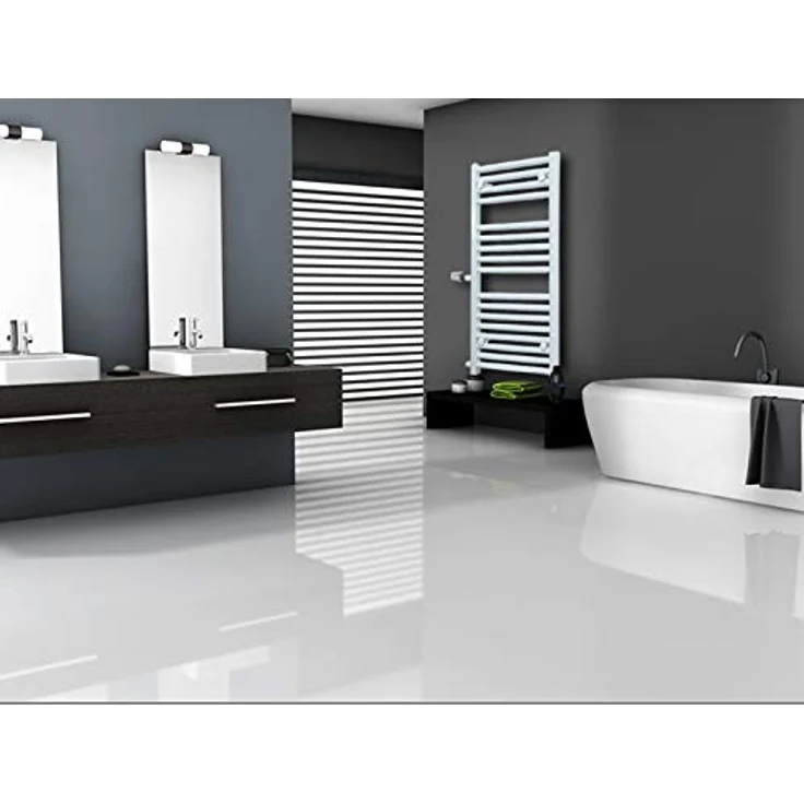 ECD Germany Renovierungsheizkörper Austausch 500 x 1600 mm, Weiß, 650 mm Anschluss, 600 W Wärmeleistung, modern und effizient – Bild 7