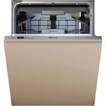 Bauknecht BKSV2 IAN, Vollintegrierbarer Geschirrspüler 60cm, 14 Maßgedecke, Silber, Energieeffizienzklasse A, leise mit 41 dB, ActiveDry und Hygiene-Programm