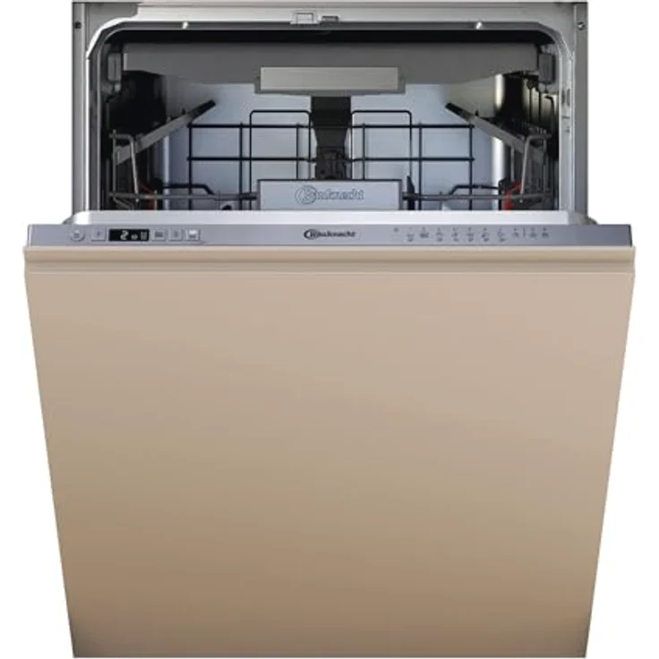 Bauknecht BKSV2 IAN, Vollintegrierbarer Geschirrspüler 60cm, 14 Maßgedecke, Silber, Energieeffizienzklasse A, leise mit 41 dB, ActiveDry und Hygiene-Programm – Bild 1